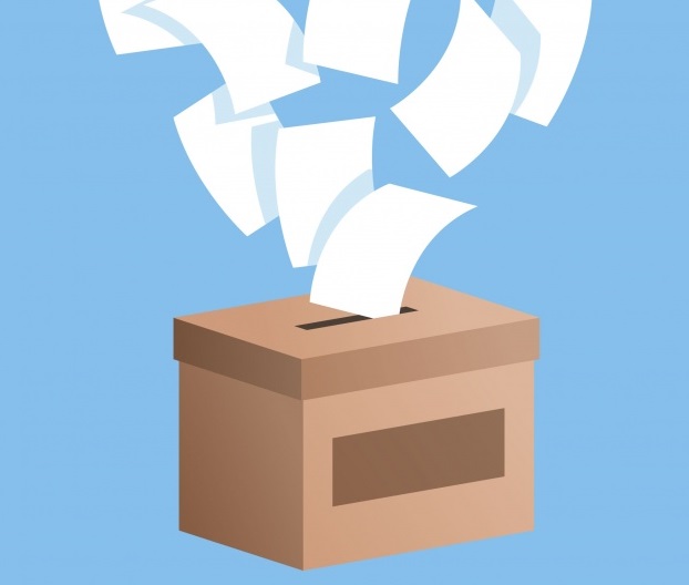 modern election box with flat design 23 2147929907