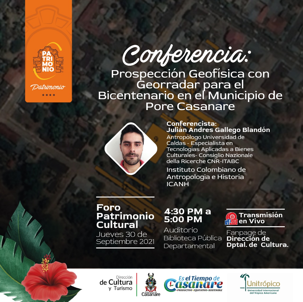 Prospeccion geofisica con georradar para el Bicentenario en el municipio de Pore 