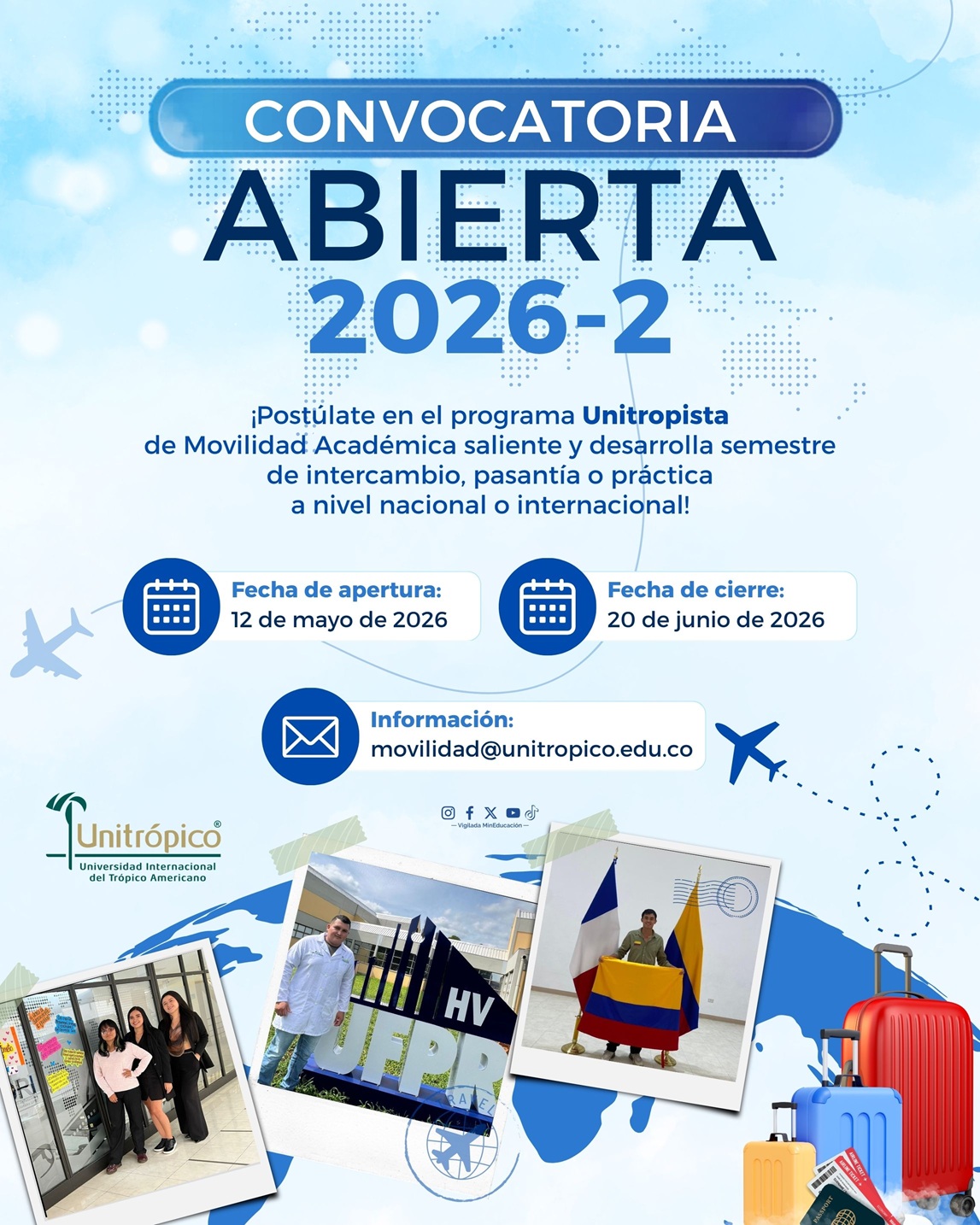 Convocatoria Movilidad 2026