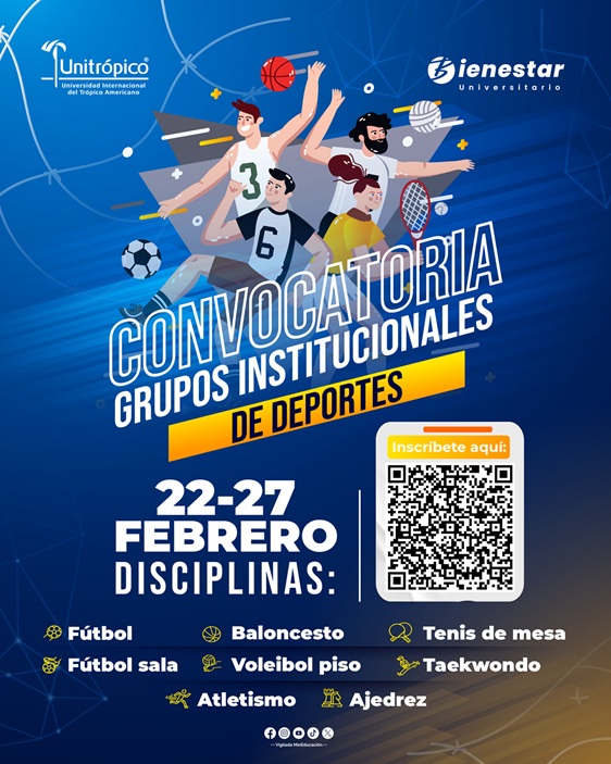 Flyer Convocatoria Deportes