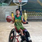 Estudiante Unitropista integra equipo campeón nacional de baloncesto en silla de ruedas