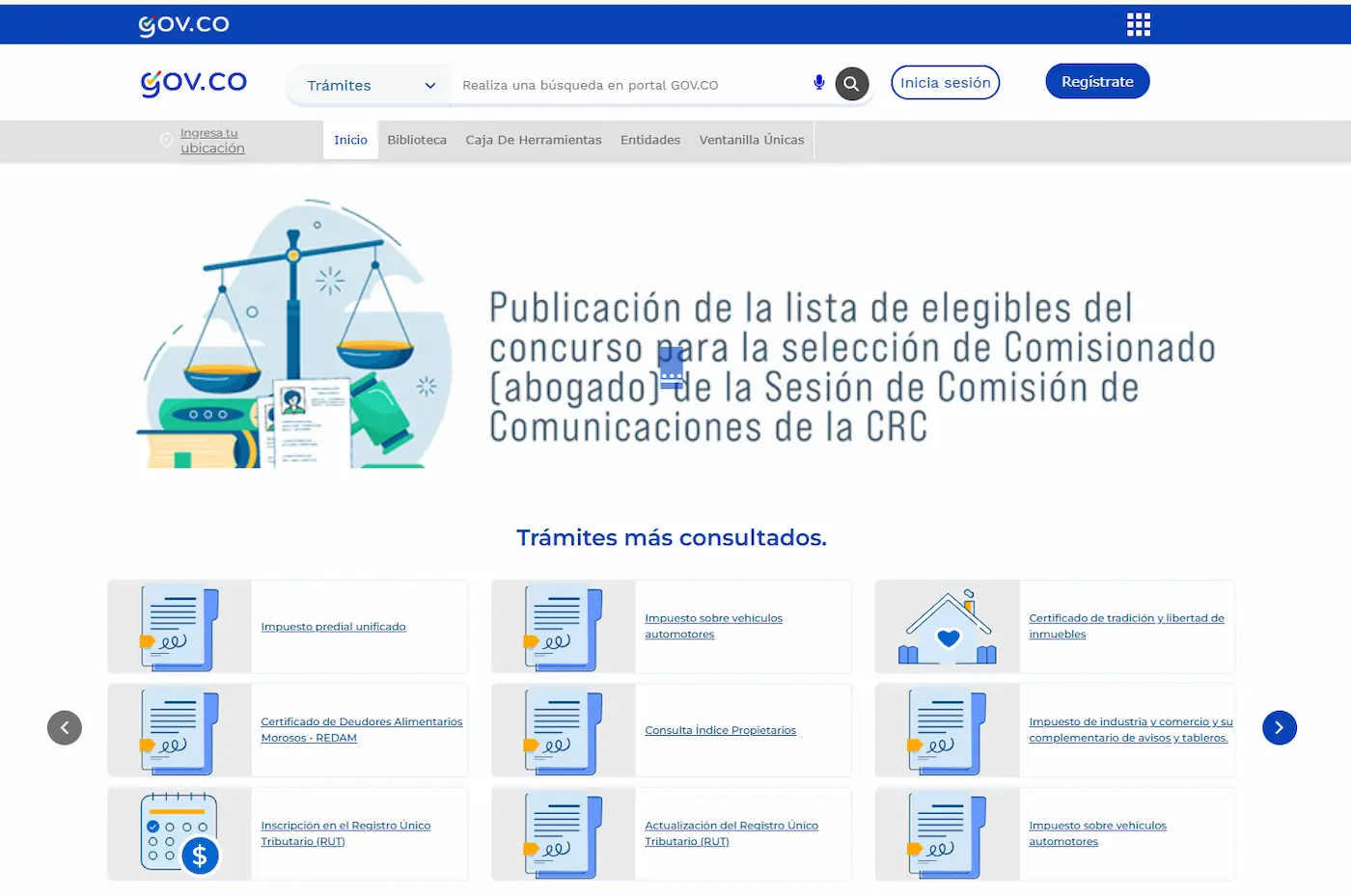 GOV.CO Portal Único del Estado Colombiano