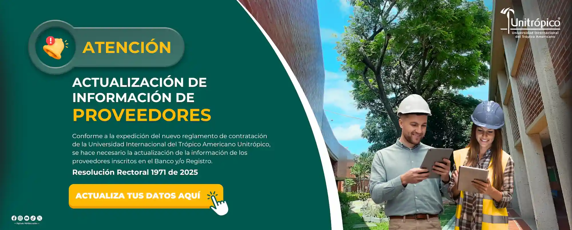 Actualización de Información de Proveedores