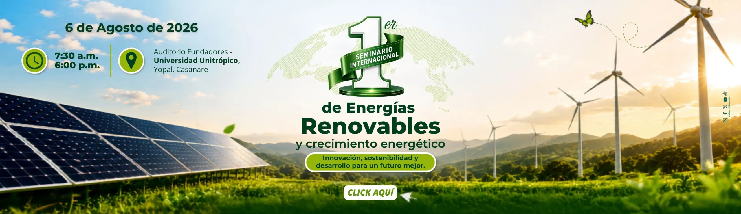 1 Primer Seminario de Energías Renovables y Crecimiento Energético