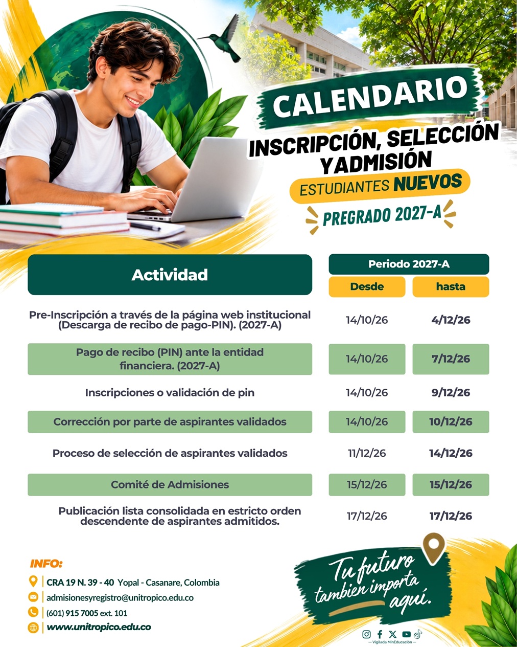 Calendario Académico